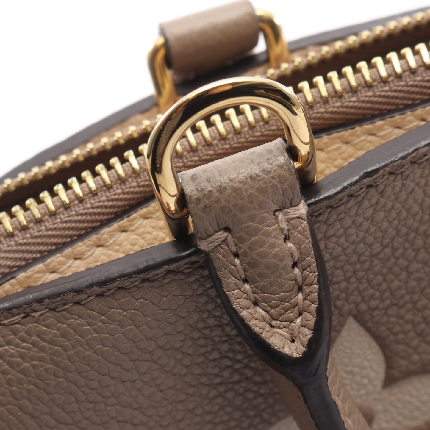 プティ パレPM モノグラムアンプラント トゥルトレール クレーム ハンドバッグ レザー グレーベージュ 2WAY ルイヴィトン バッグ LOUIS VUITTON