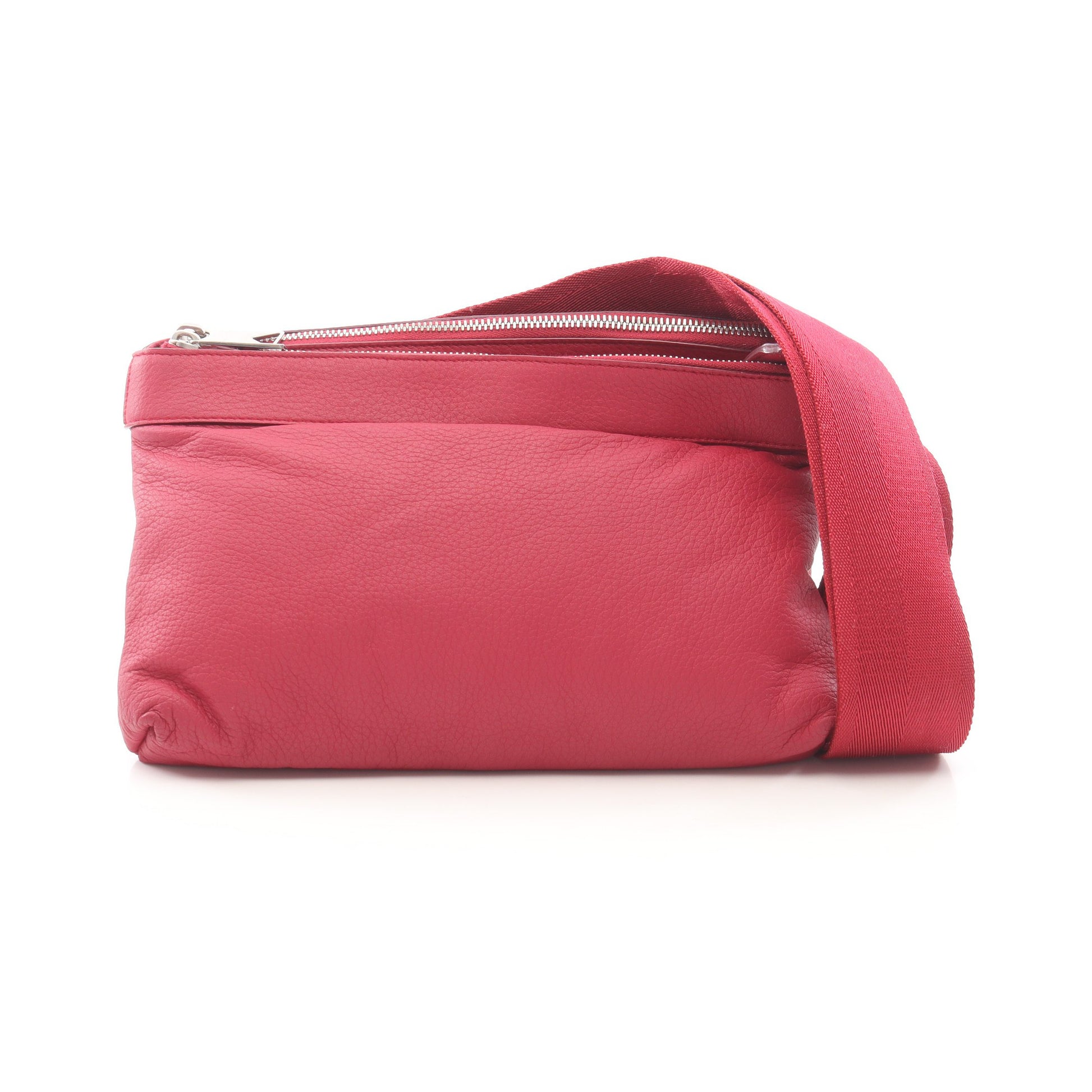 ショルダーバッグ レザー ピンクレッド ボッテガヴェネタ バッグ BOTTEGA VENETA
