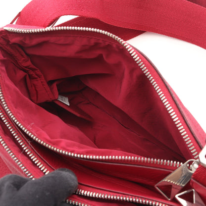 ショルダーバッグ レザー ピンクレッド ボッテガヴェネタ バッグ BOTTEGA VENETA