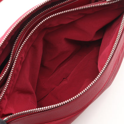 ショルダーバッグ レザー ピンクレッド ボッテガヴェネタ バッグ BOTTEGA VENETA