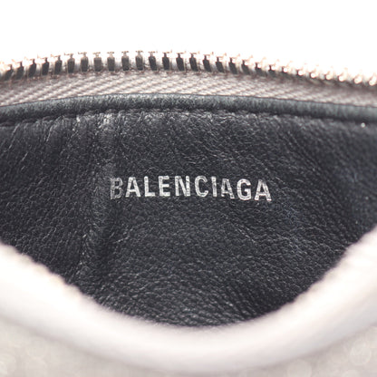 EVERYDAY エブリデイ コインケース カードケース レザー グリッター シルバー バレンシアガ 財布・小物 BALENCIAGA