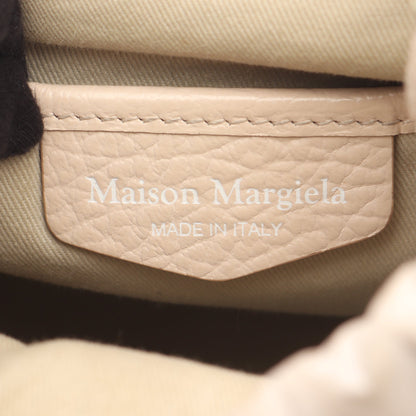 5AC バケットバッグ ハンドバッグ レザー ライトベージュ 2WAY メゾンマルジェラ11 バッグ Maison Margiela 11