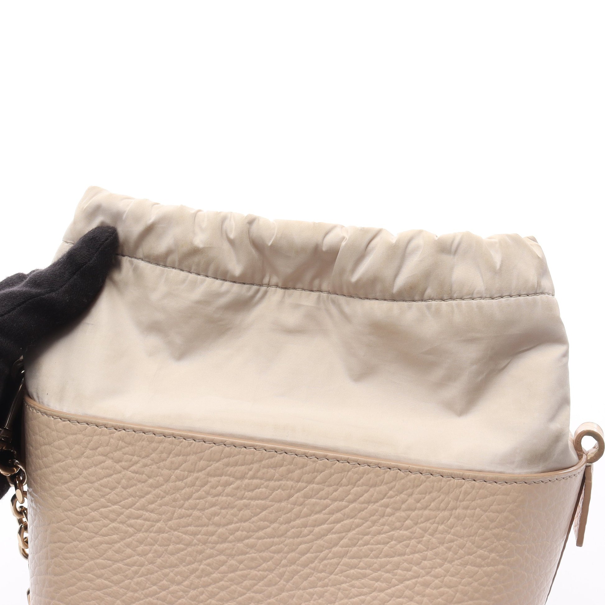 5AC バケットバッグ ハンドバッグ レザー ライトベージュ 2WAY メゾンマルジェラ11 バッグ Maison Margiela 11