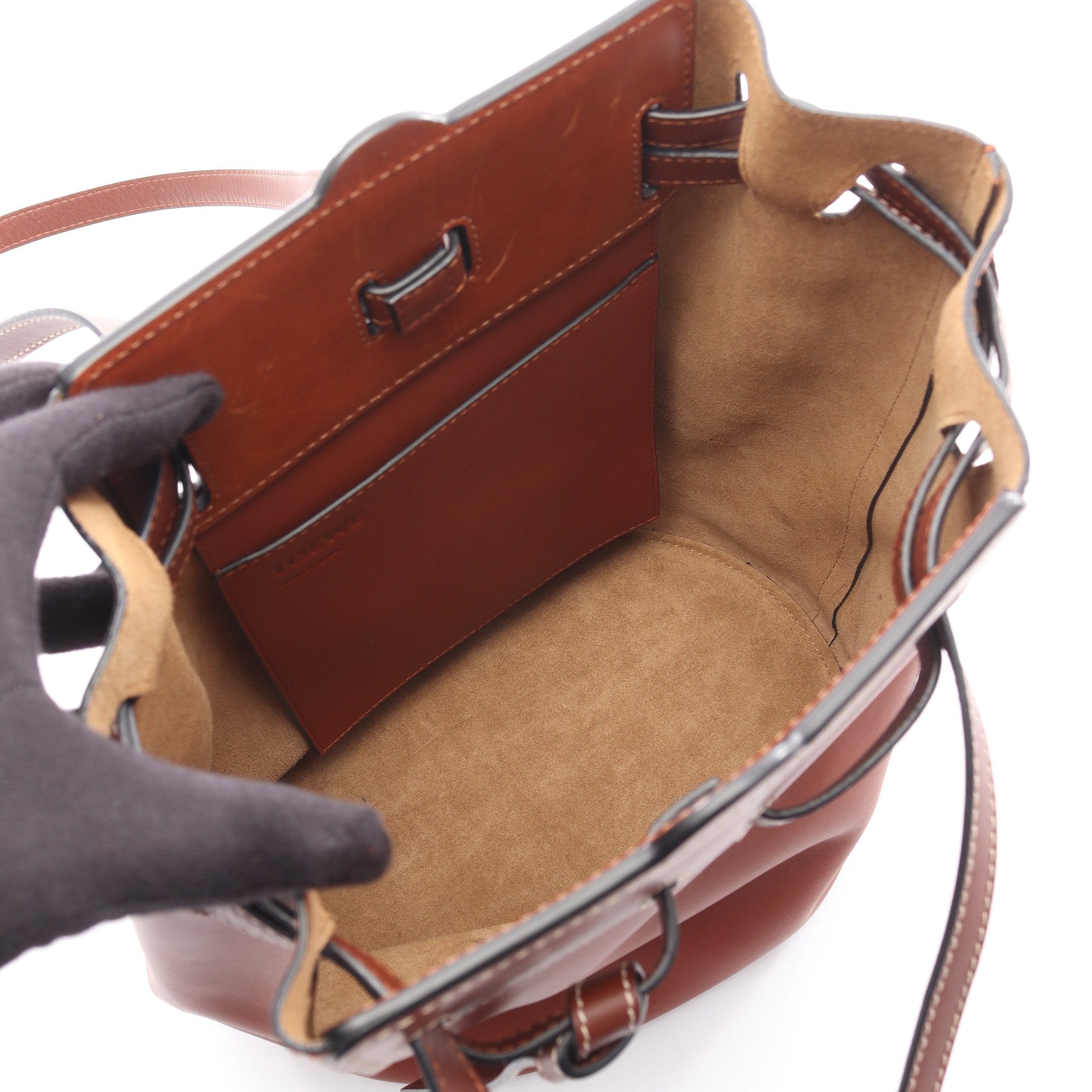 LOEWEロエベ ヘリテージ 377.79.753 ショルダーバッグ レザー ロエベ 