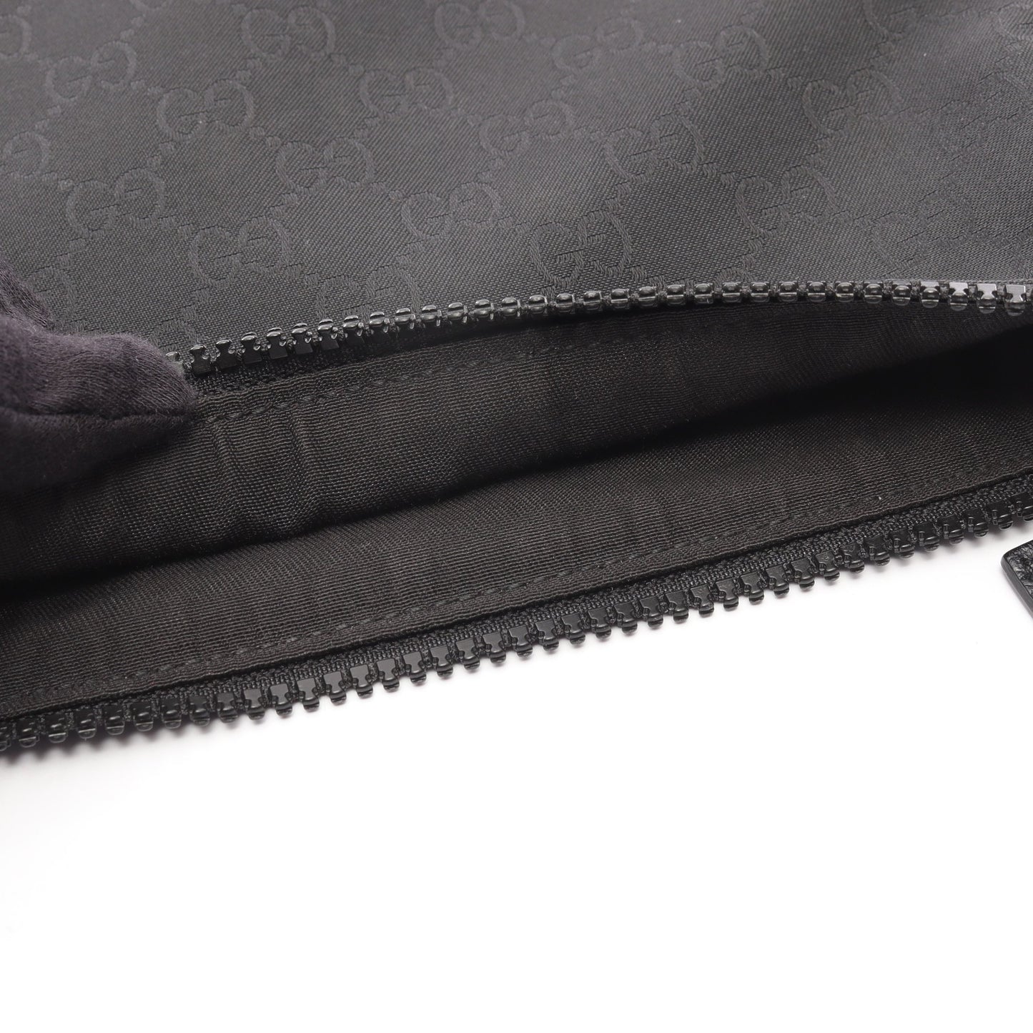 GG柄 ショルダーバッグ ナイロン レザー ブラック グッチ バッグ GUCCI