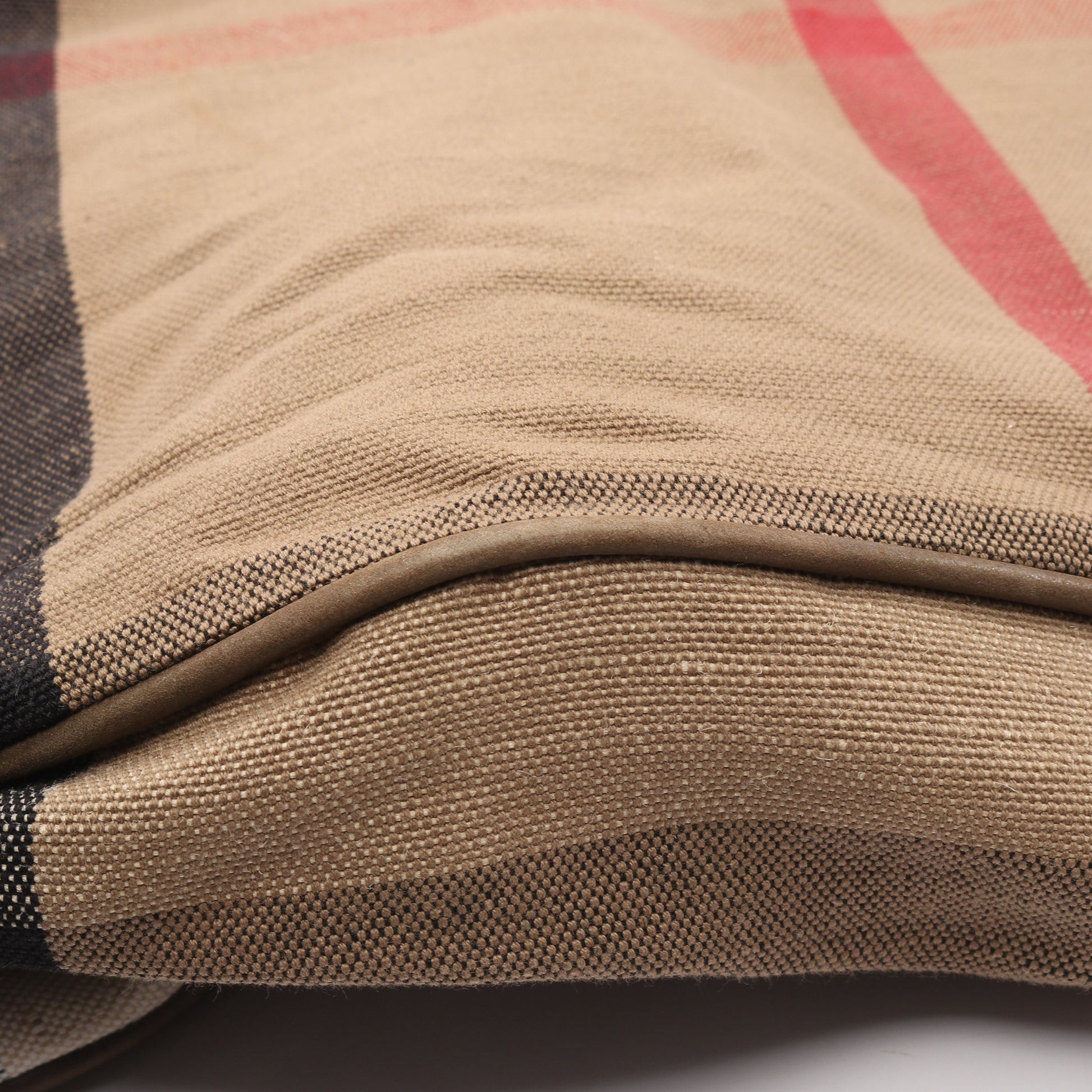 メガチェック ハンドバッグ キャンバス レザー ベージュ マルチカラー 2WAY バーバリー バッグ BURBERRY