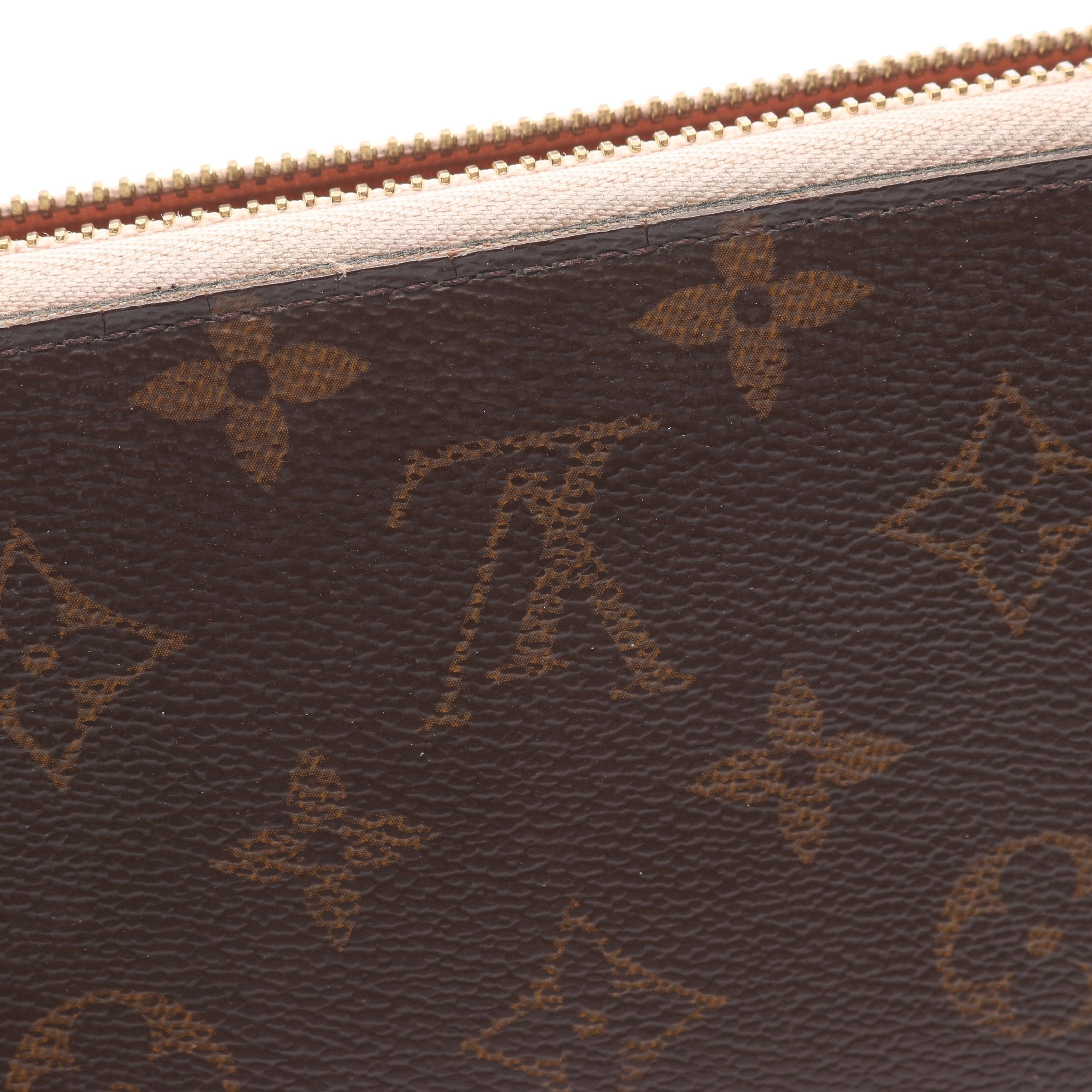 ジッピーウォレット モノグラム タッセル ローズバレリーヌ ラウンド