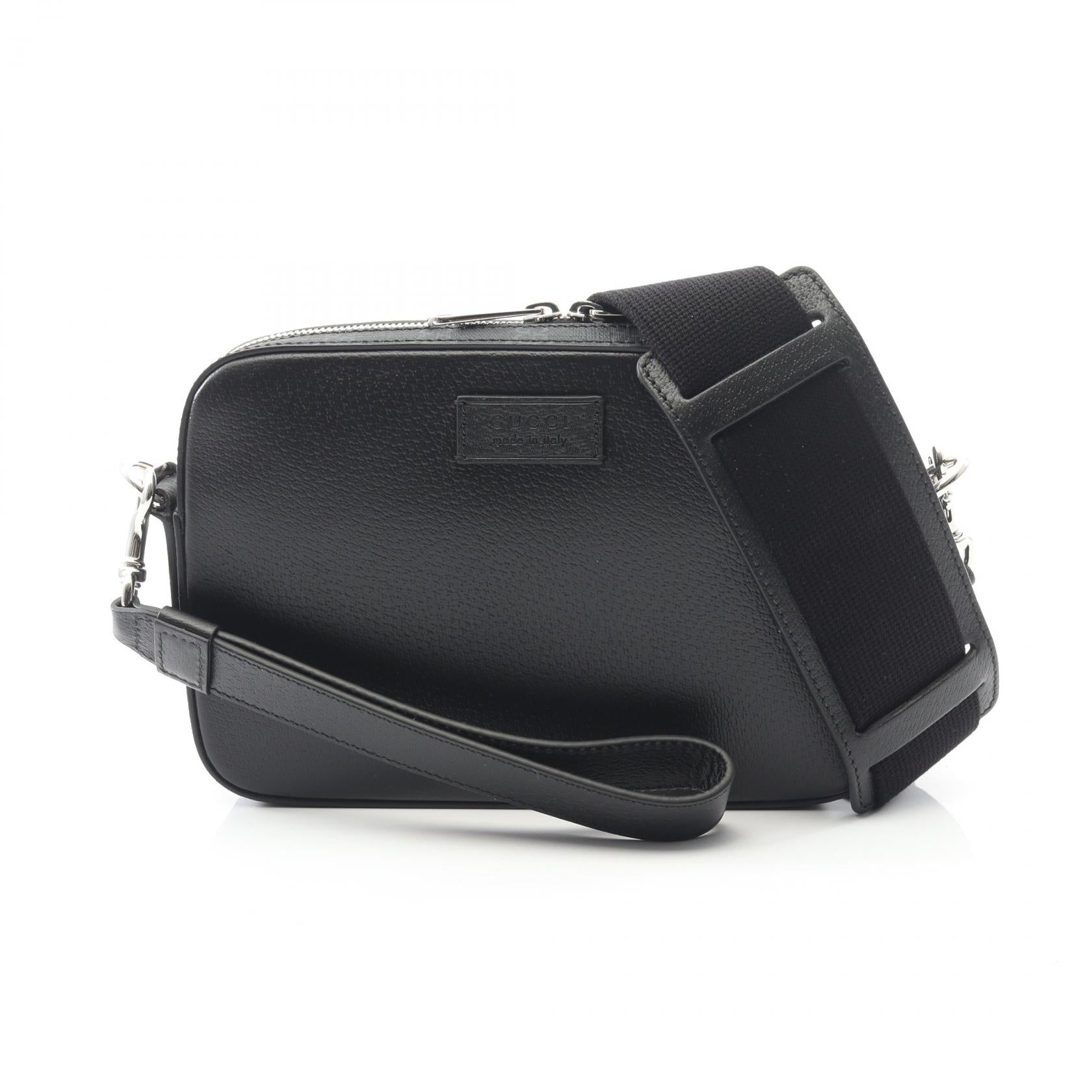 GG スモール クロスボディバッグ ショルダーバッグ レザー PVC