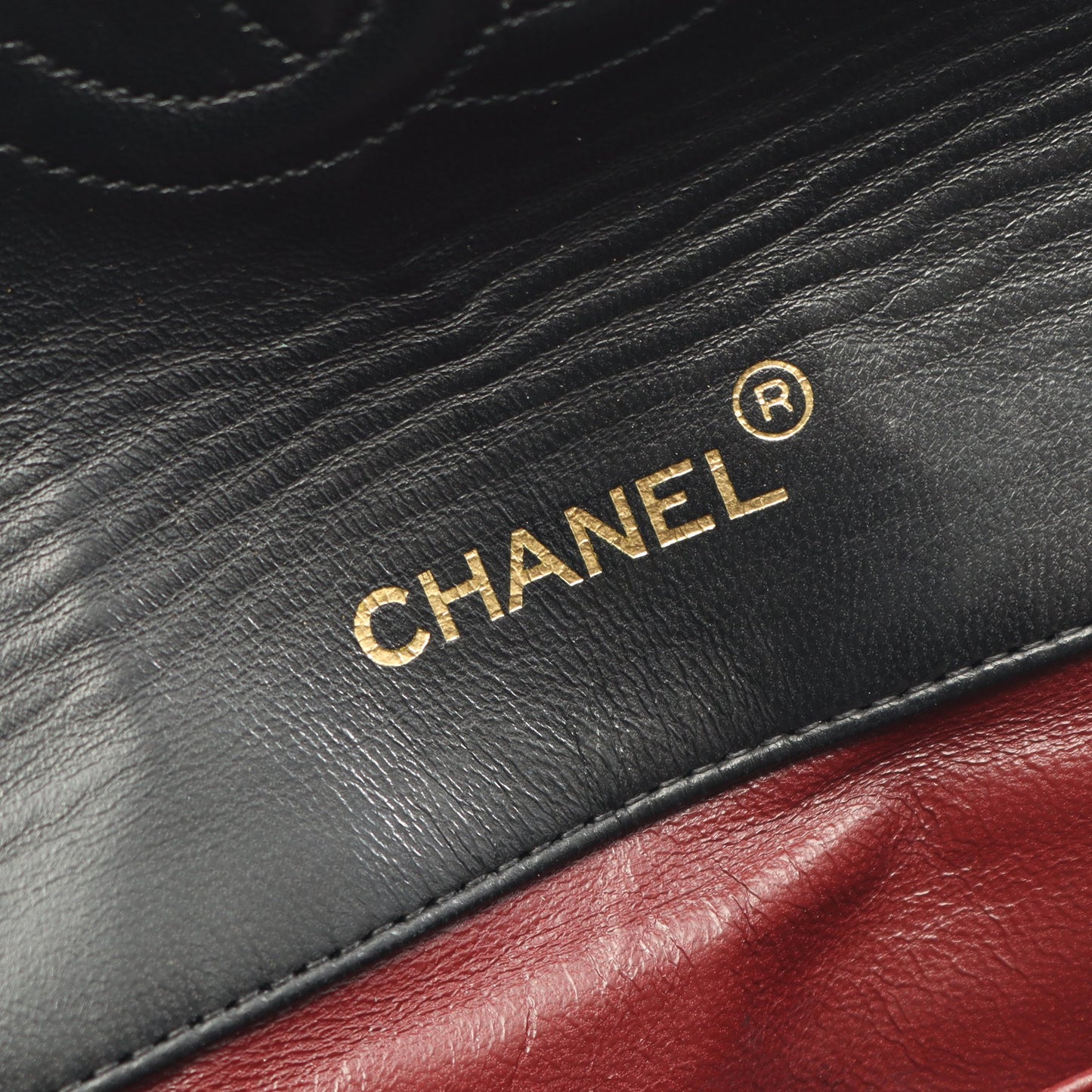 マトラッセ チェーンショルダーバッグ ラムスキン ブラック ゴールド金具 シャネル バッグ CHANEL