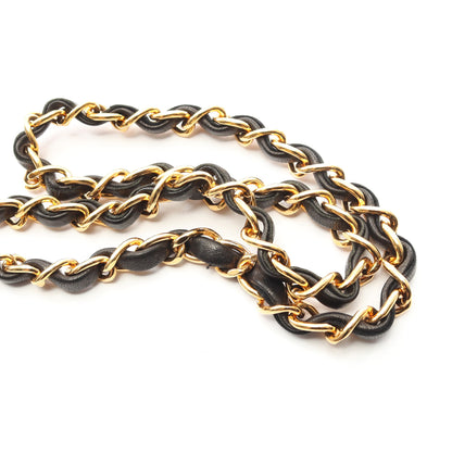 マトラッセ フルフラップ チェーンショルダーバッグ ラムスキン ブラック ゴールド金具 シャネル バッグ CHANEL
