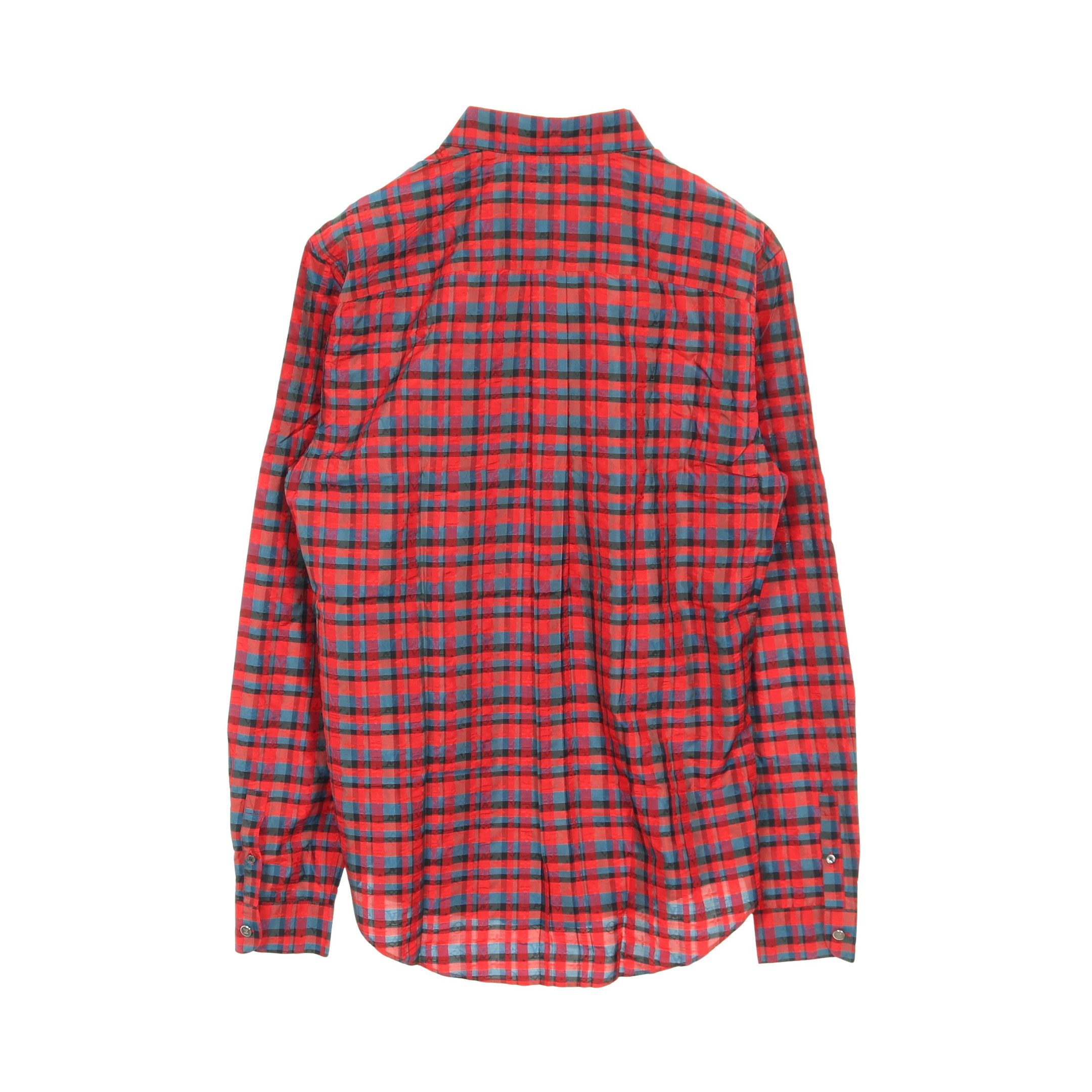 美品 ルイヴィトン S モノグラム 赤 チェック シャツ 美品 ルイヴィトン S モノグラム 赤 チェック シャツ