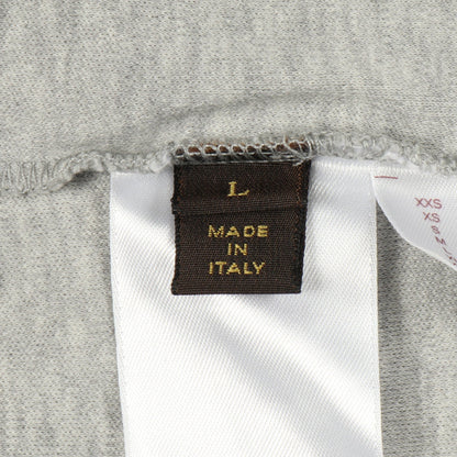ダミエ 半袖Tシャツ クルーネック コットン グレー ポケット付き ルイヴィトン トップス LOUIS VUITTON
