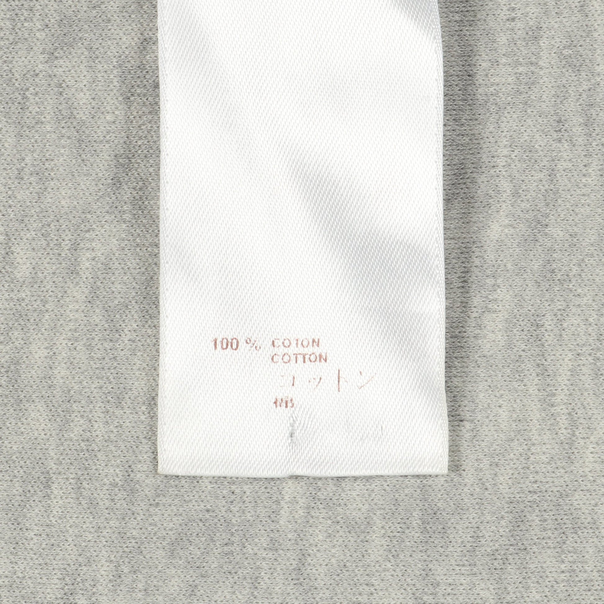ダミエ 半袖Tシャツ クルーネック コットン グレー ポケット付き ルイヴィトン トップス LOUIS VUITTON