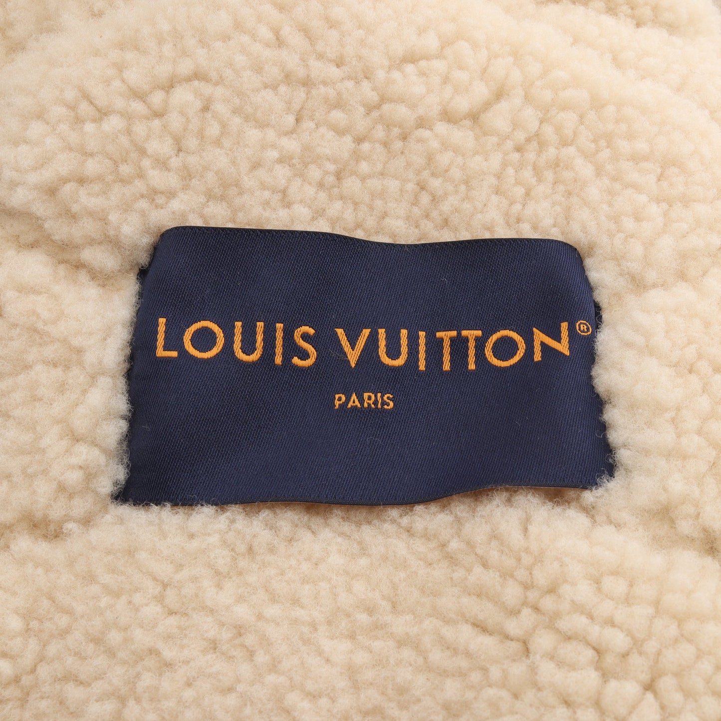 エンブロダイリー シアリング ワークウェア ブルゾン レザー ブラウン ルイヴィトン アウター LOUIS VUITTON
