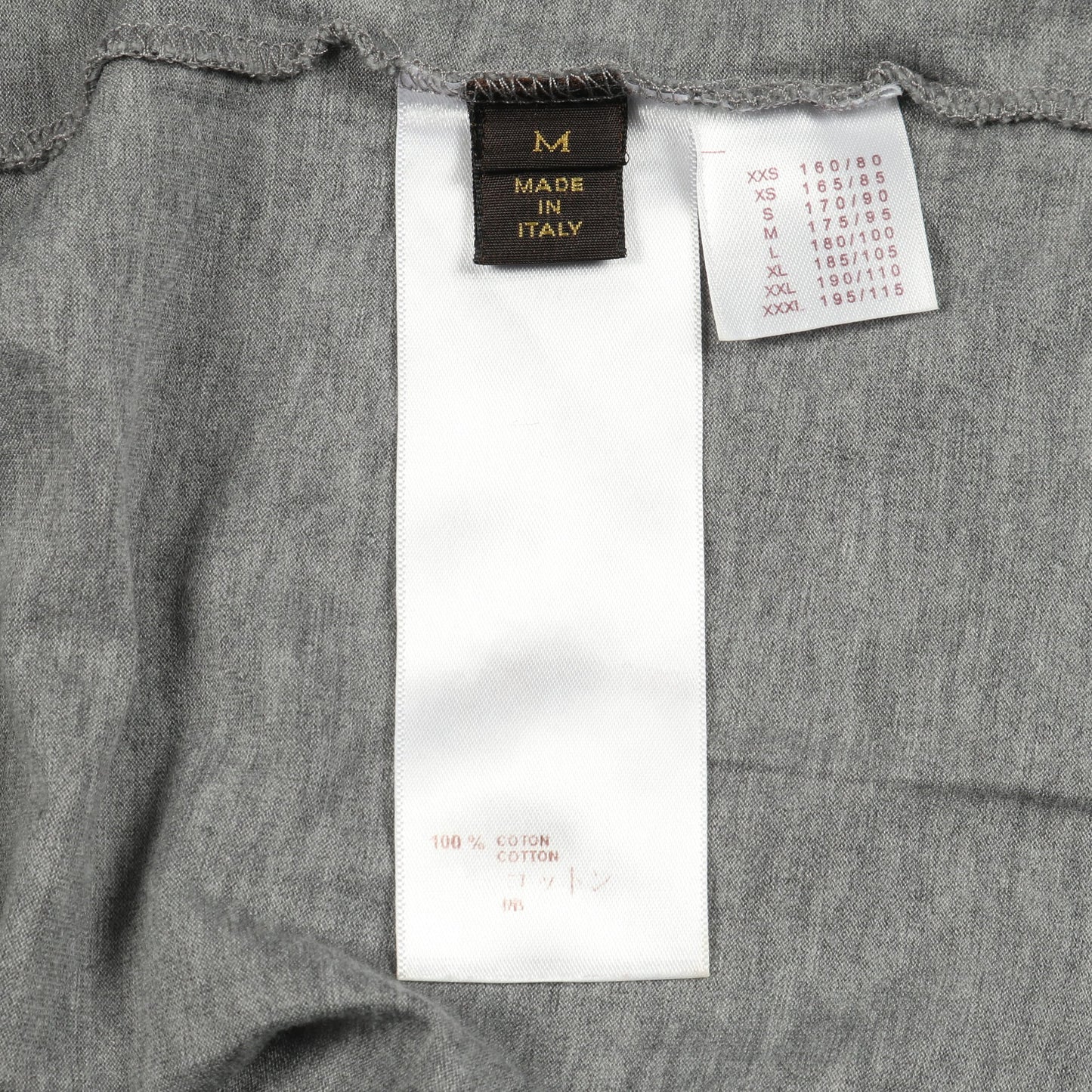 半袖Tシャツ クルーネック ホットドッグ プリント コットン グレー ルイヴィトン トップス LOUIS VUITTON