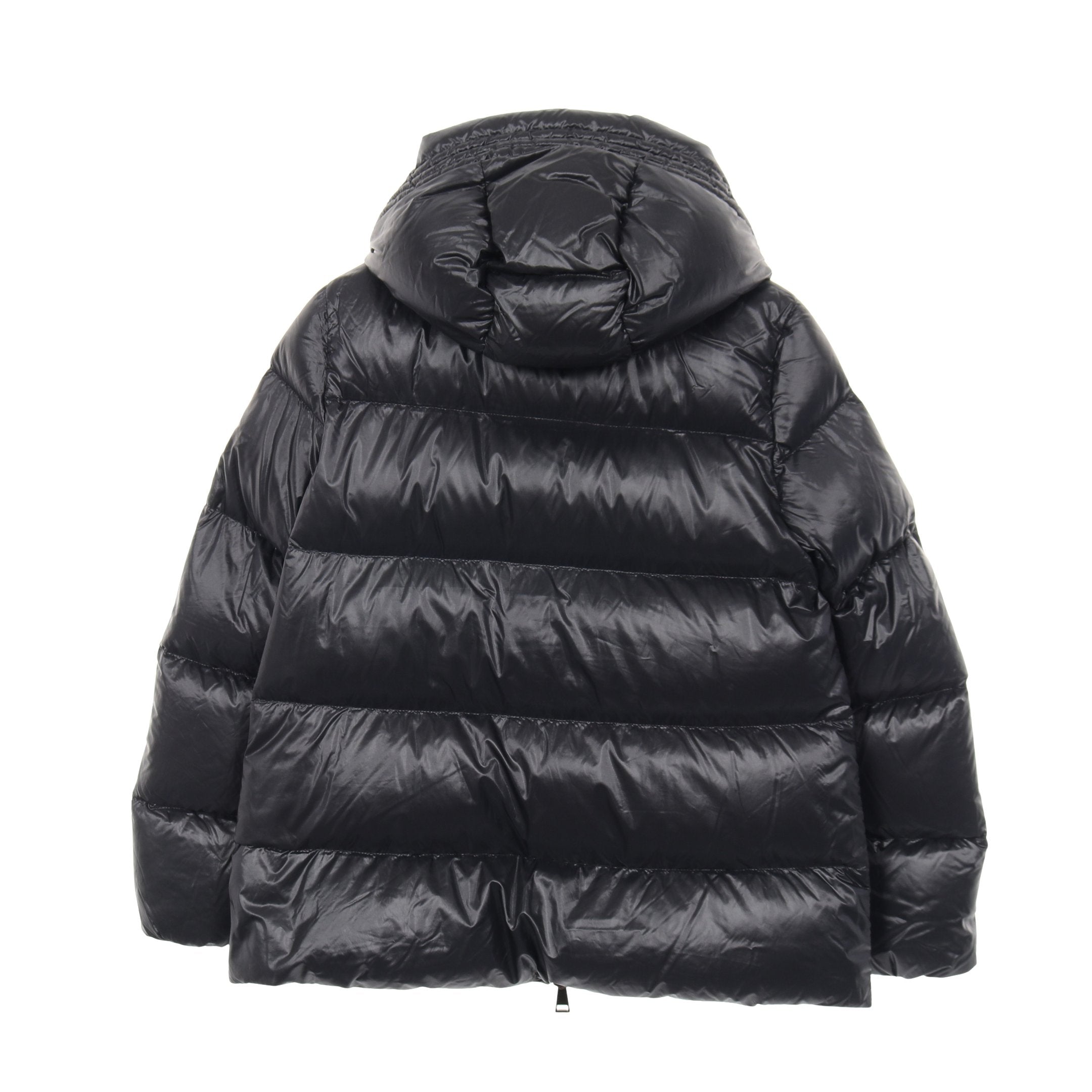 モンクレール MONCLER ブラック ダウンジャケット フード付き | ヤマダ