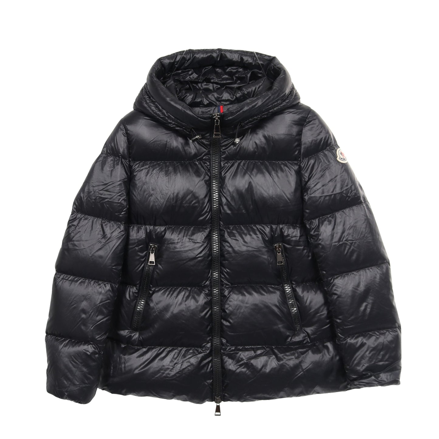 SERITTE ダウンジャケット ナイロン ブラック フード付き モンクレール アウター MONCLER