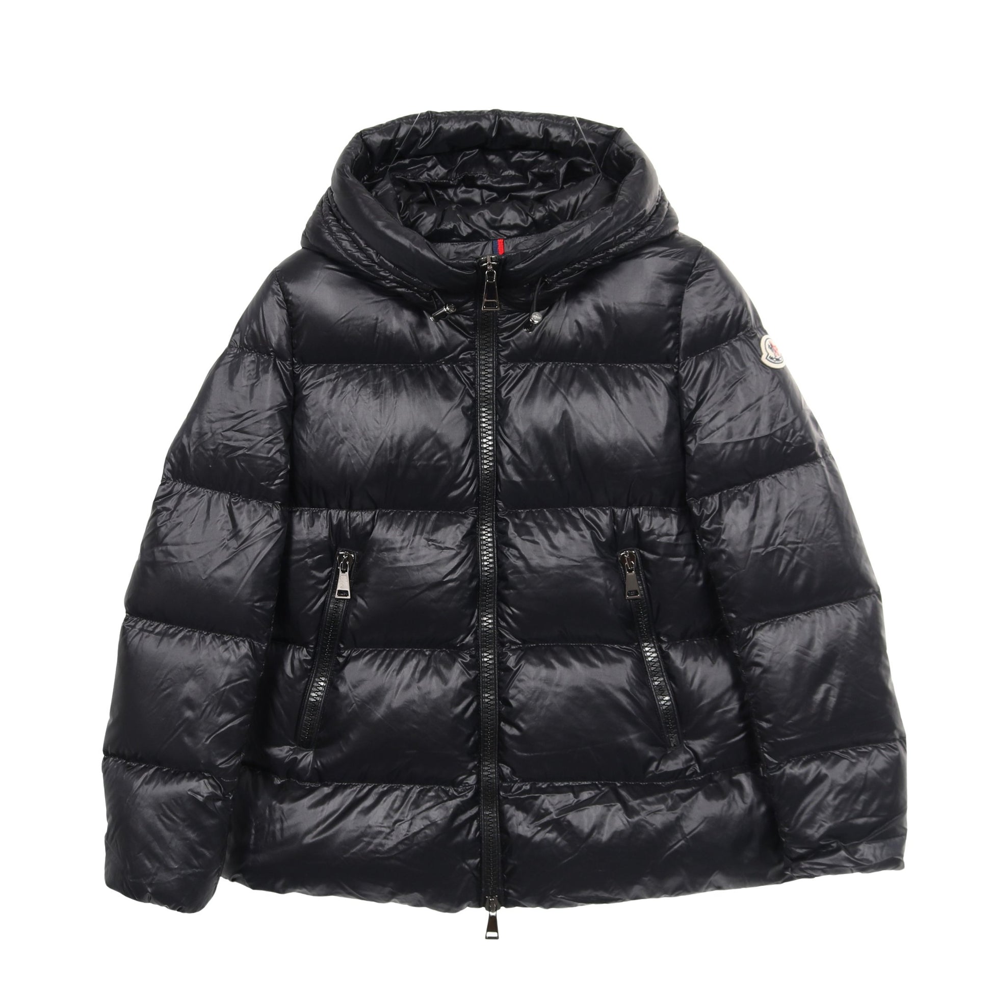 SERITTE ダウンジャケット ナイロン ブラック フード付き モンクレール アウター MONCLER