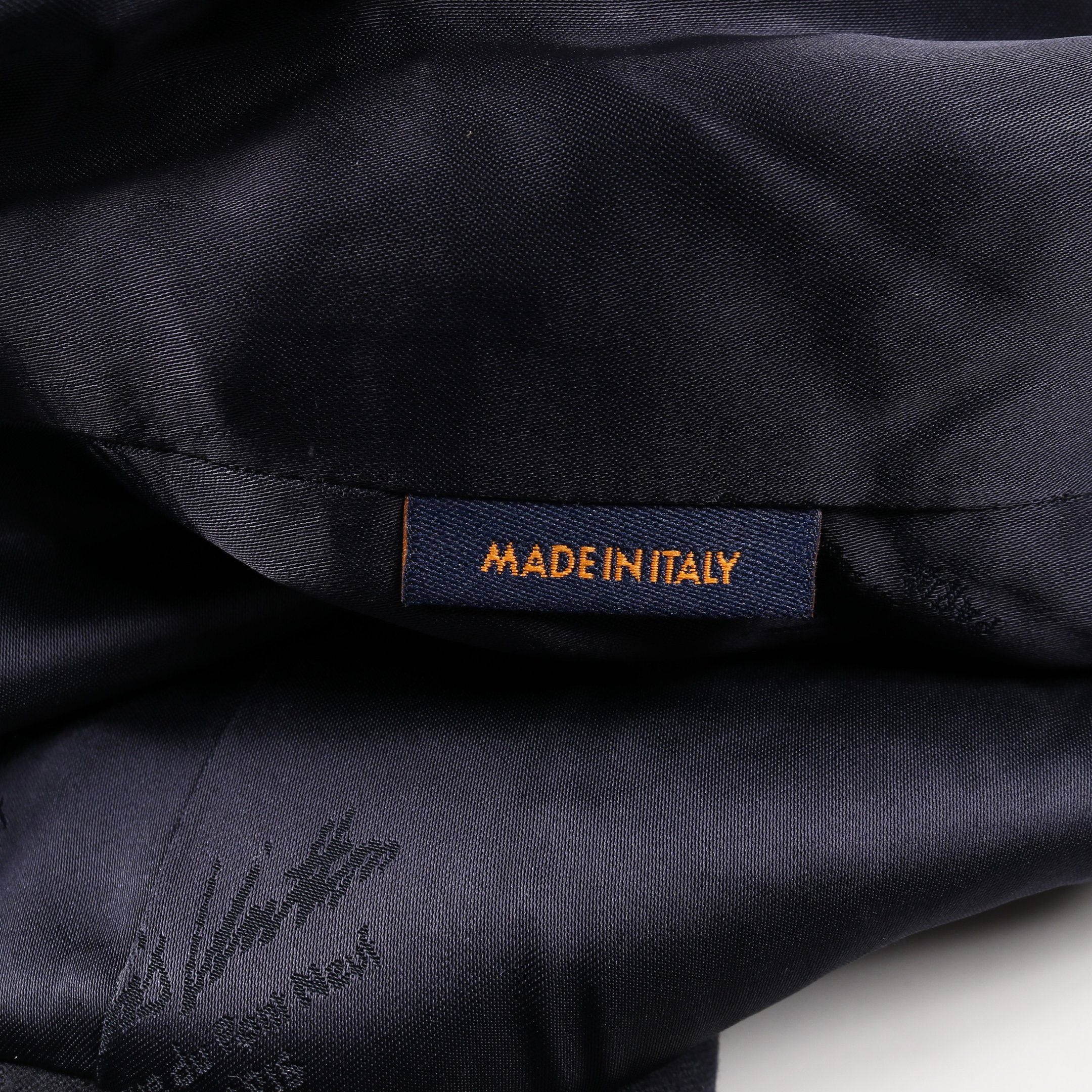 LVロゴボタン ダブルブレスト スーツ ウール ネイビー ルイヴィトン