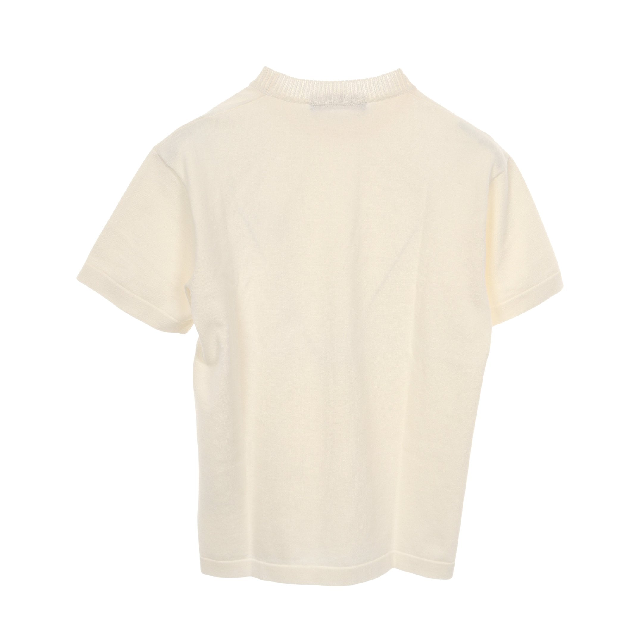 シグネチャーショートスリーブ 半袖Tシャツ コットン ホワイト ルイ