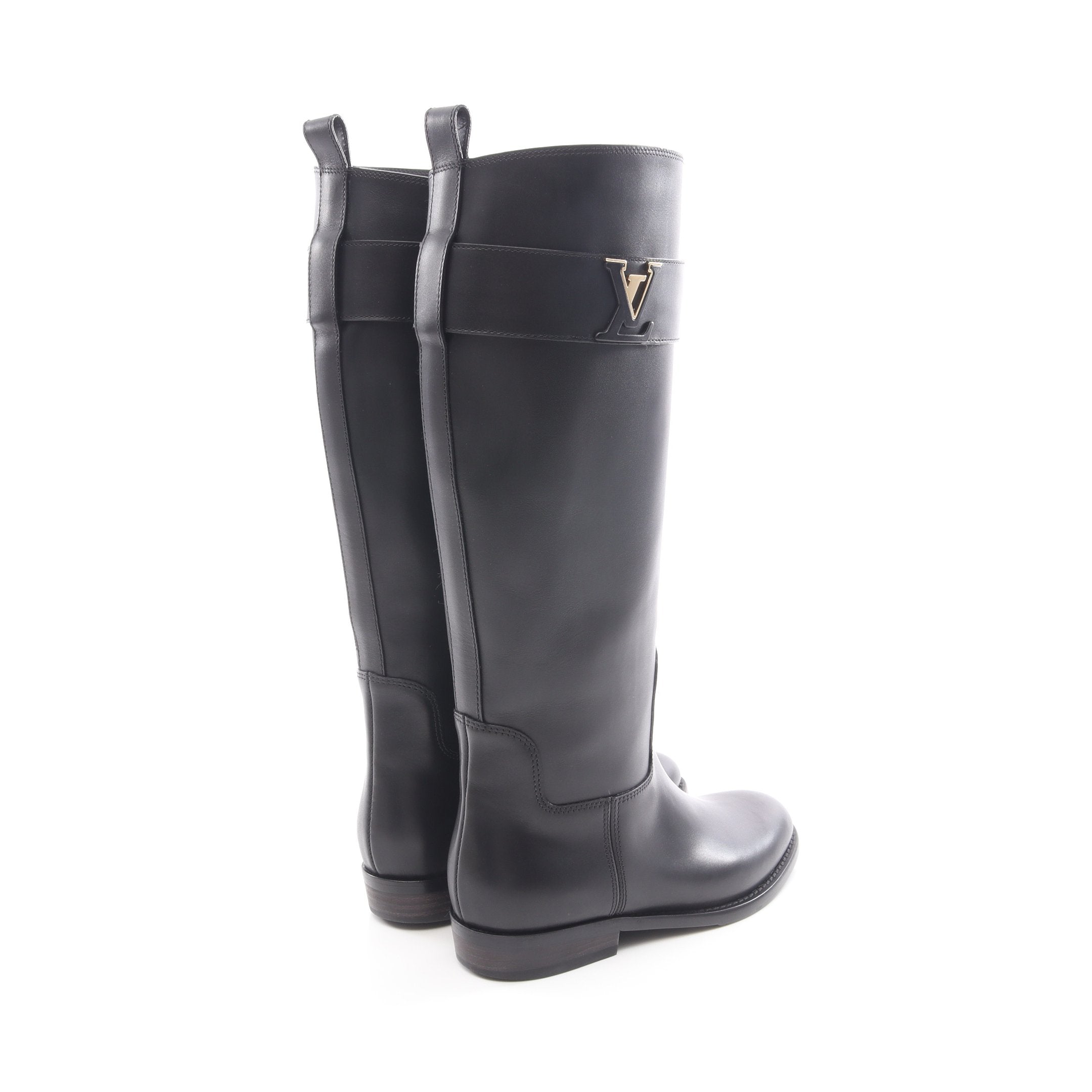 期間限定大幅割引中！新品未使用 ルイ・ヴィトン レザーロングブーツ 38 中古・古着通販】LOUIS VUITTON (ルイ ヴィトン) モノグラムブーツ