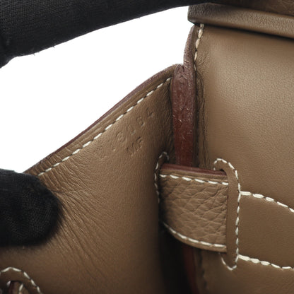 ケリーアッカドPM エトゥープ ボディバッグ トゴ グレーブラウン シルバー金具 W刻印 エルメス バッグ HERMES