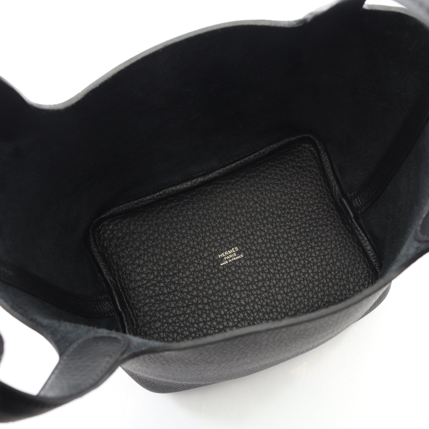 ピコタンロックPM ハンドバッグ トリヨンクレマンス ブラック ゴールド金具 K刻印 エルメス バッグ HERMES