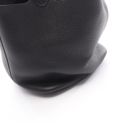 ピコタンロックMM ハンドバッグ トリヨンクレマンス ブラック ゴールド金具 W刻印 エルメス バッグ HERMES