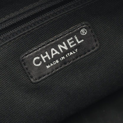 マトラッセ チェーンショルダーバッグ キャビアスキン ブラック シルバー金具 シャネル バッグ CHANEL