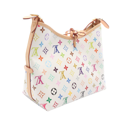 LV × TM キャリーオール NM PM モノグラムマルチカラー ショルダーバッグ PVC レザー ホワイト マルチカラー ルイヴィトン バッグ LOUIS VUITTON