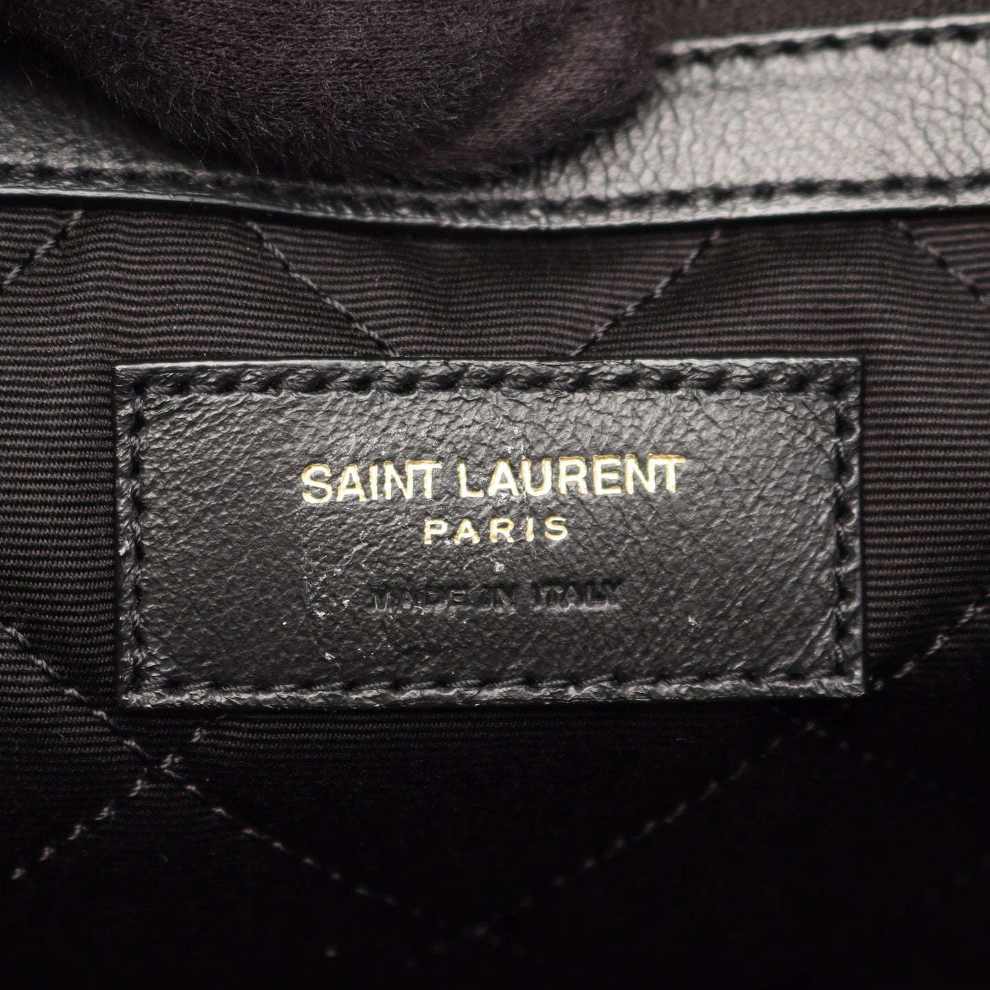 ESジャイアント トラベルバッグ ボストンバッグ レザー ブラック 2WAY サンローランパリ バッグ SAINT LAURENT PARIS
