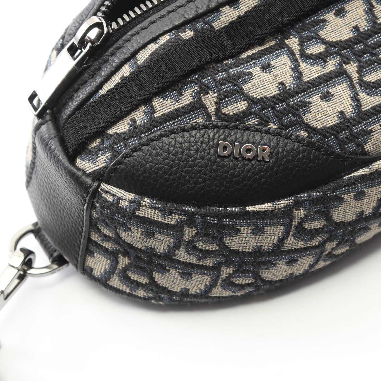 SCARAB オブリーク ボディバッグ キャンバス レザー ベージュ ネイビー ブラック クリスチャンディオール バッグ Christian Dior