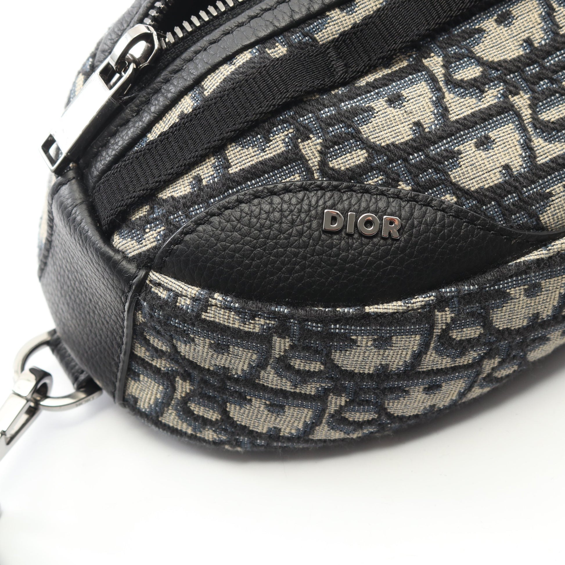 SCARAB オブリーク ボディバッグ キャンバス レザー ベージュ ネイビー ブラック クリスチャンディオール バッグ Christian Dior