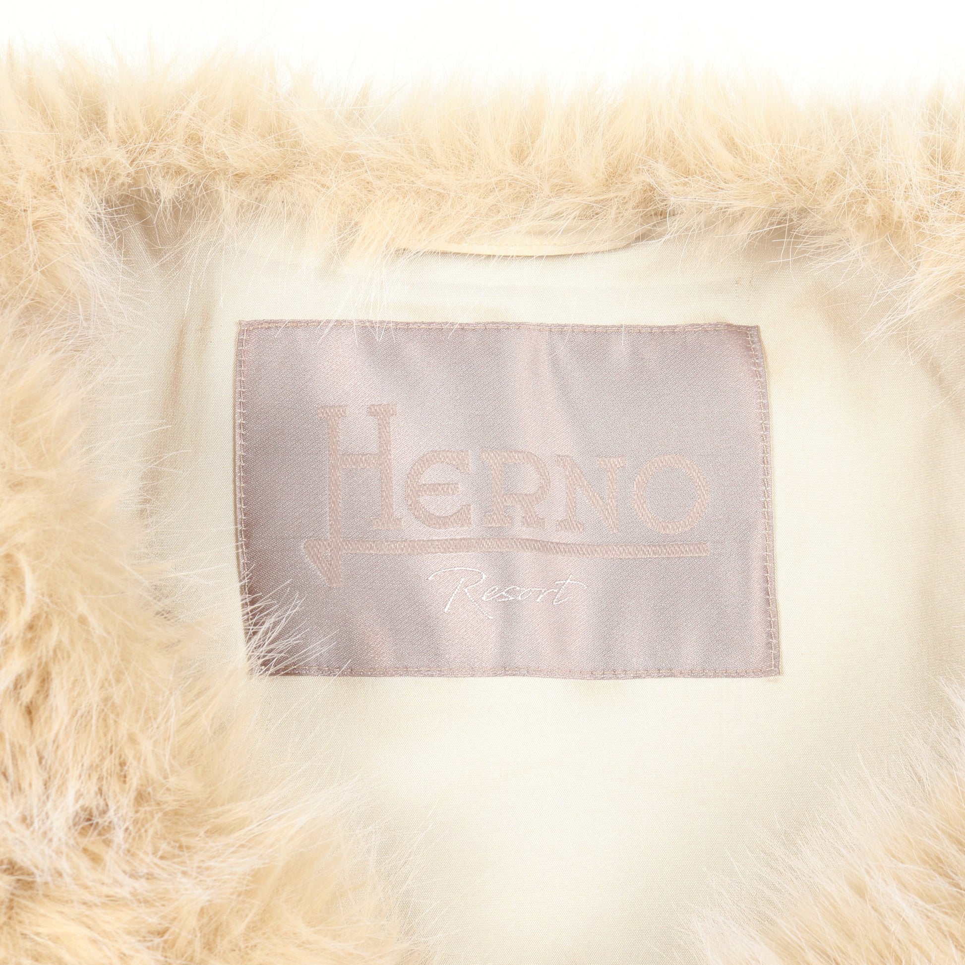 RESORT エコファー ベスト アイボリー ヘルノ アウター HERNO