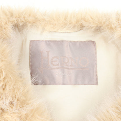 RESORT エコファー ベスト アイボリー ヘルノ アウター HERNO