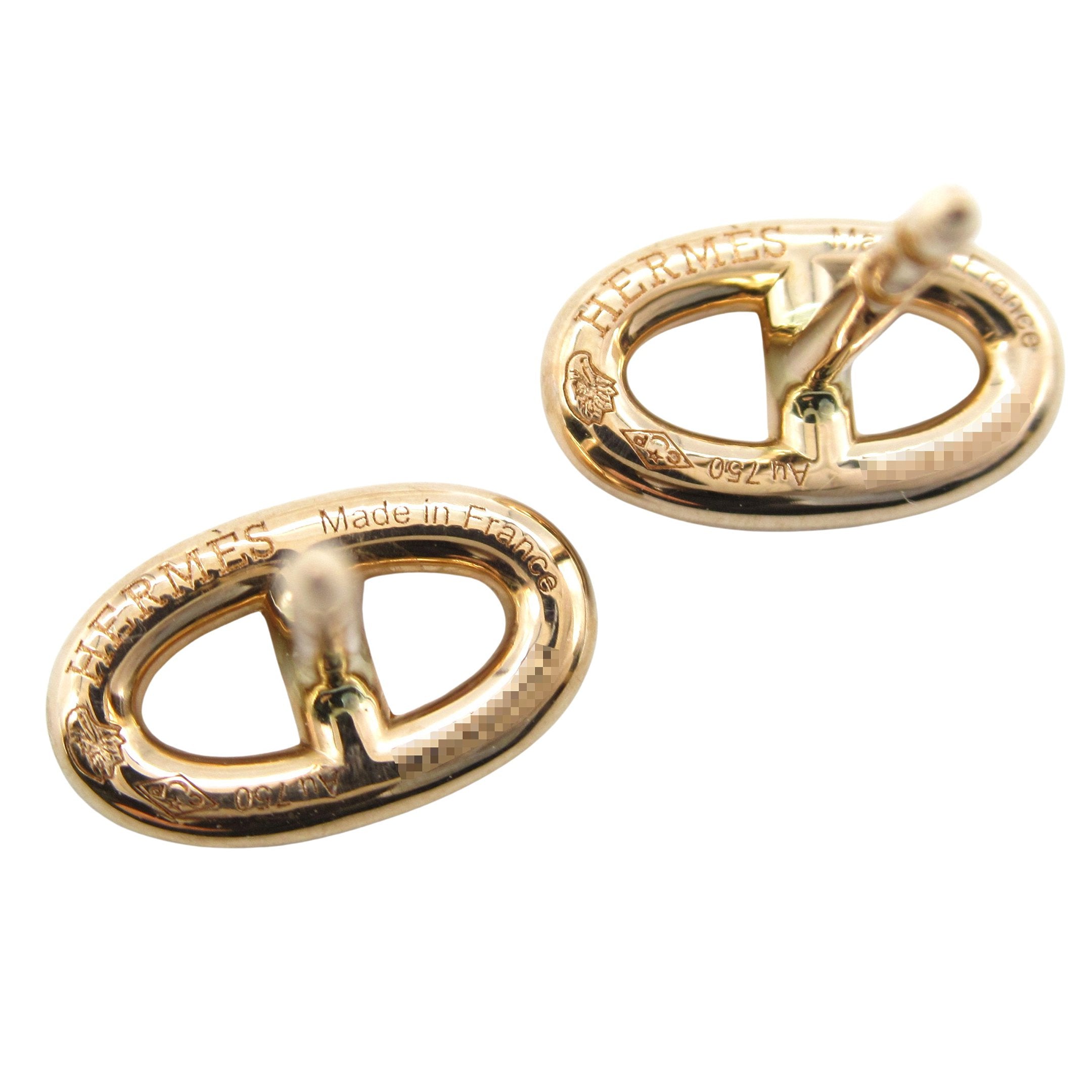 ファランドール ピアス ピアス K18PG ピンクゴールド エルメス – RECLO