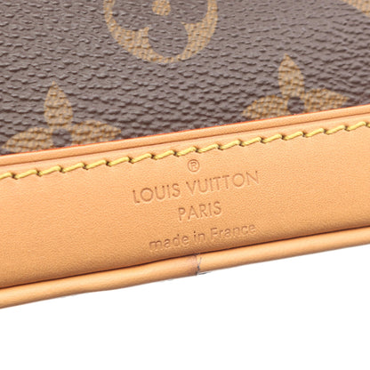 ナノ ノエ モノグラム ハンドバッグ PVC レザー ブラウン 2WAY ルイヴィトン バッグ LOUIS VUITTON