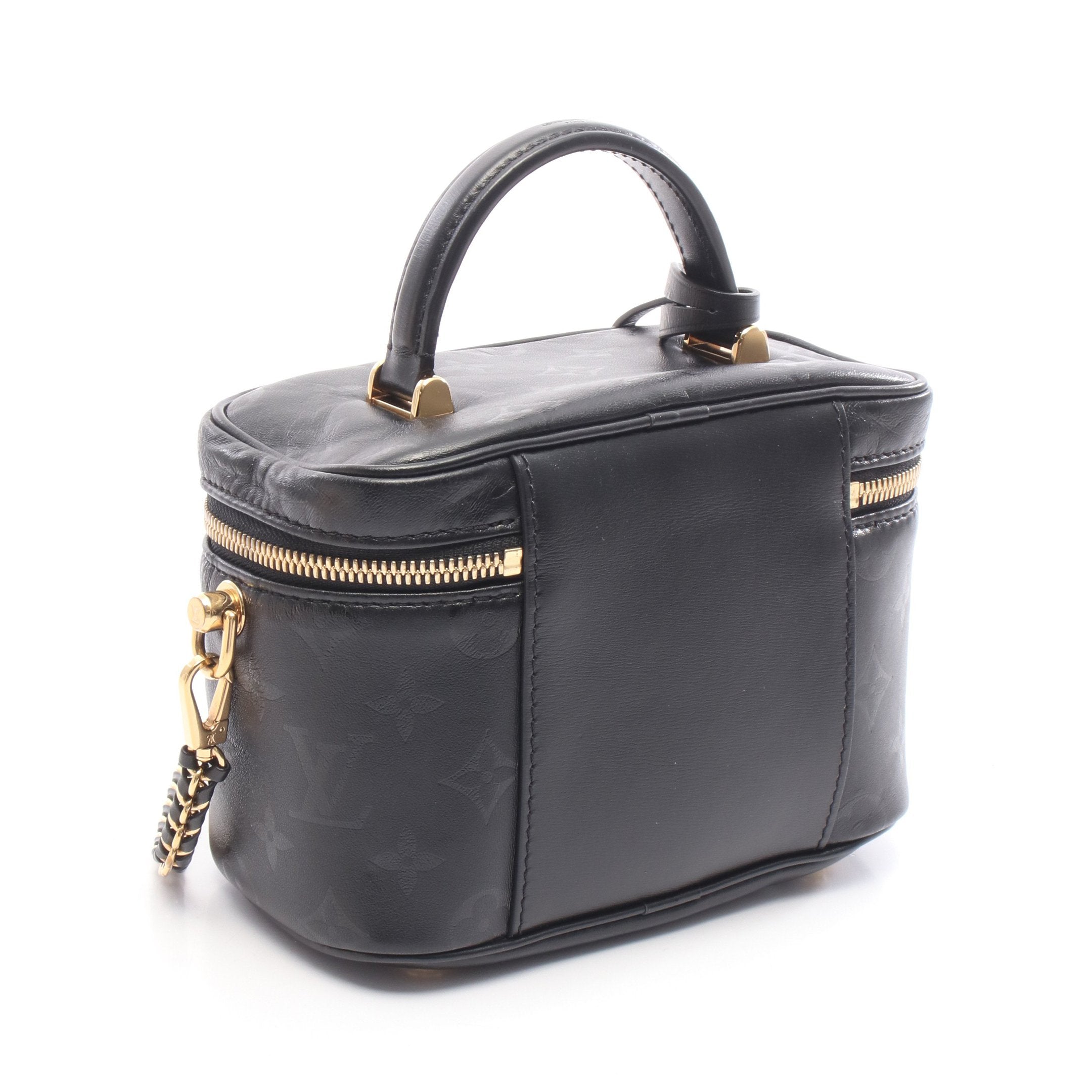 ヴァニティPM モノグラムインク ハンドバッグ バニティバッグ レザー