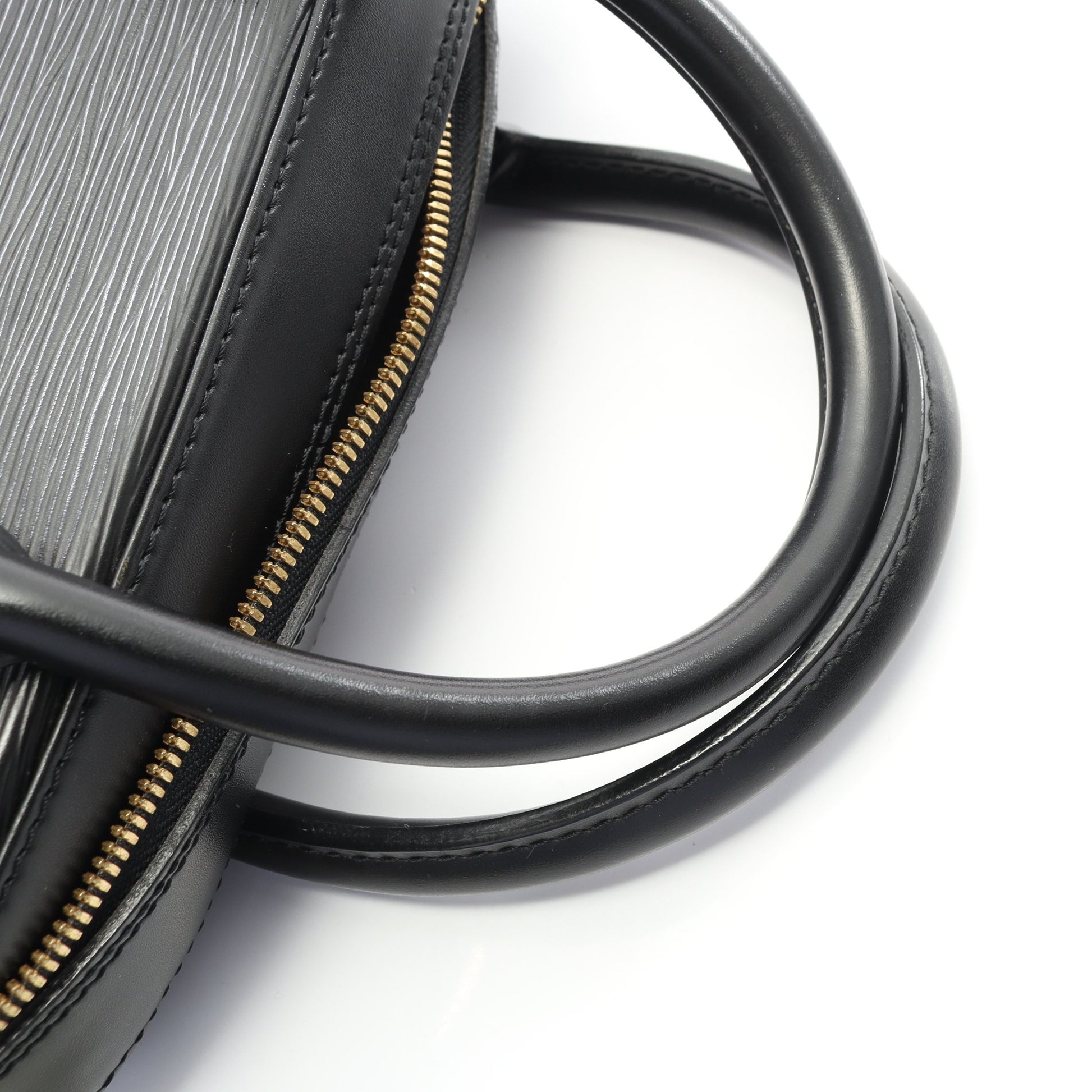 サブロン エピ ノワール ハンドバッグ レザー ブラック ルイヴィトン バッグ LOUIS VUITTON