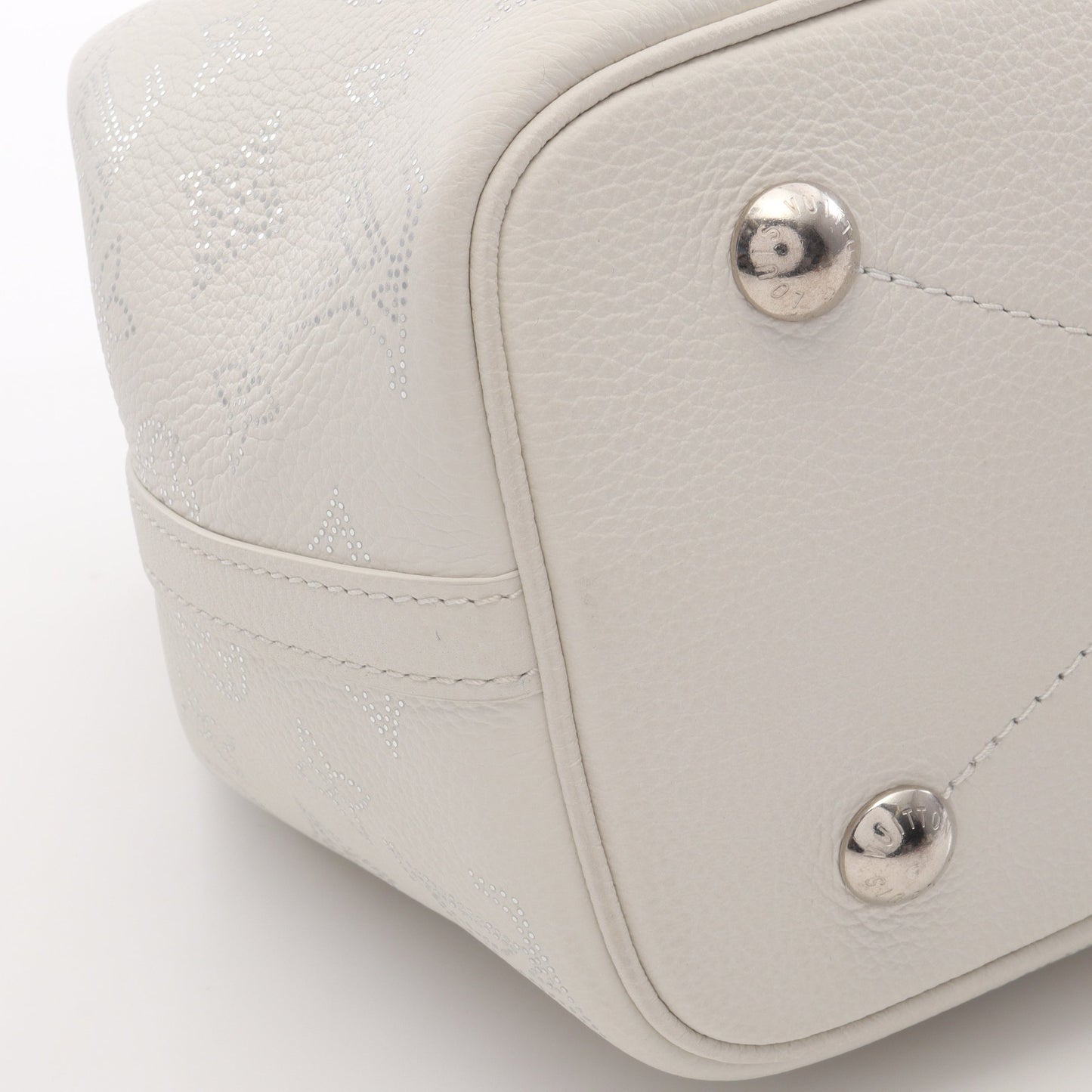ブロッサムPM マヒナ ハンドバッグ レザー ホワイト シルバー 2WAY ルイヴィトン バッグ LOUIS VUITTON
