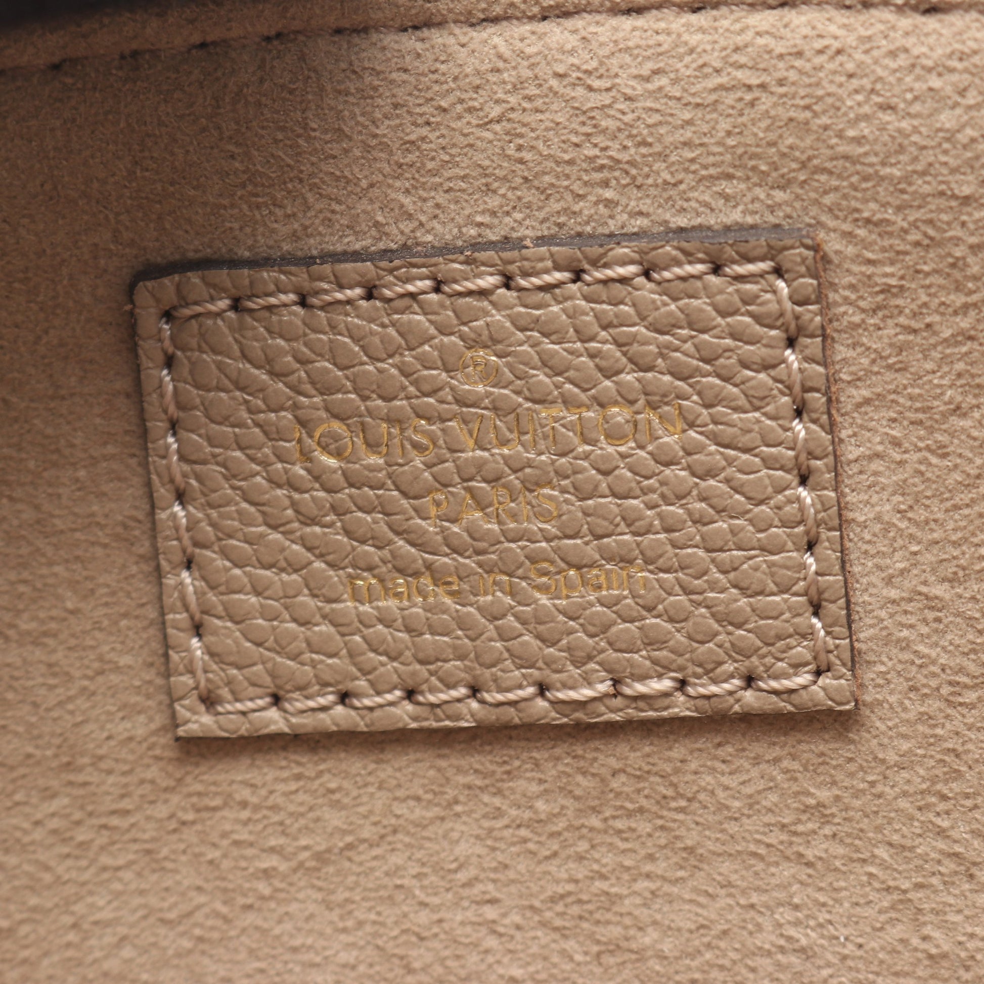 プティ パレPM モノグラムアンプラント トゥルトレール クレーム ハンドバッグ レザー グレーベージュ 2WAY ルイヴィトン バッグ LOUIS VUITTON