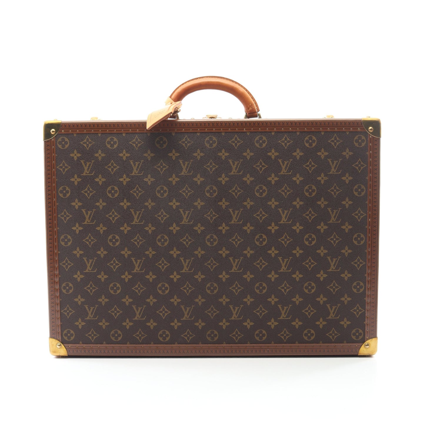 ビステン 55 モノグラム トランクケース PVC レザー ブラウン ルイヴィトン バッグ LOUIS VUITTON