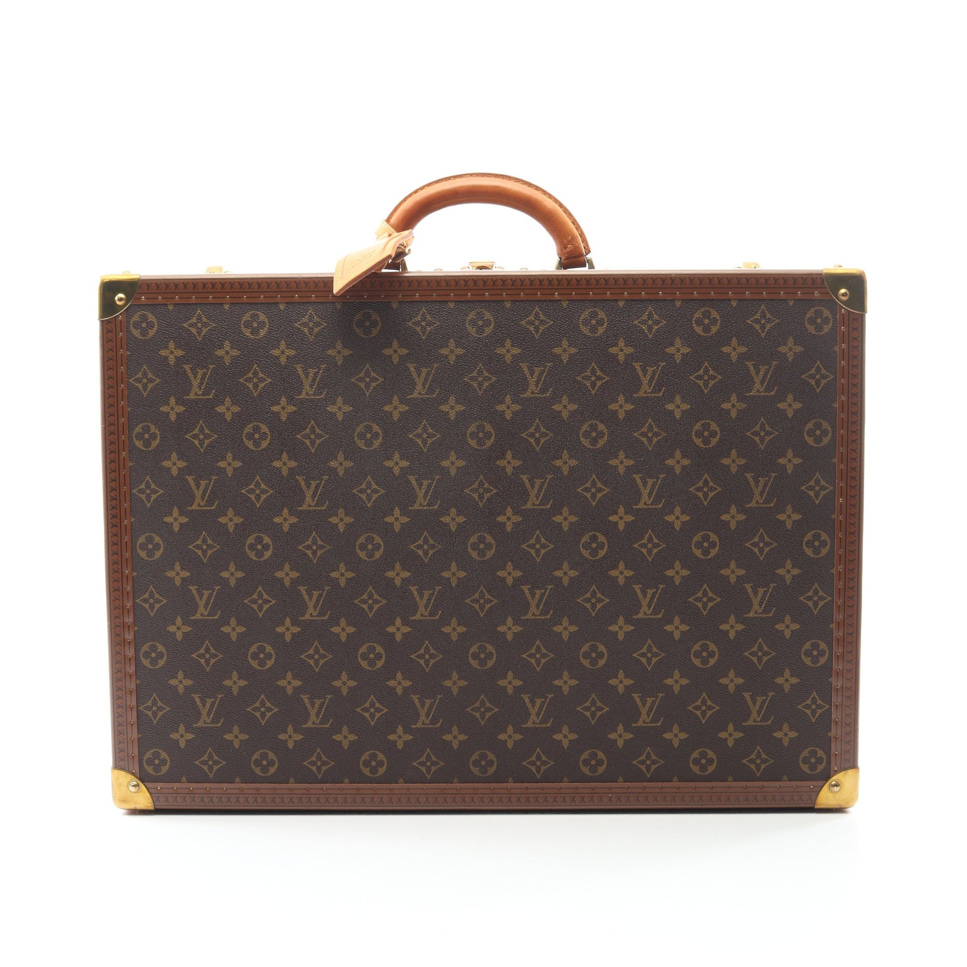 ビステン 55 モノグラム トランクケース PVC レザー ブラウン ルイヴィトン バッグ LOUIS VUITTON