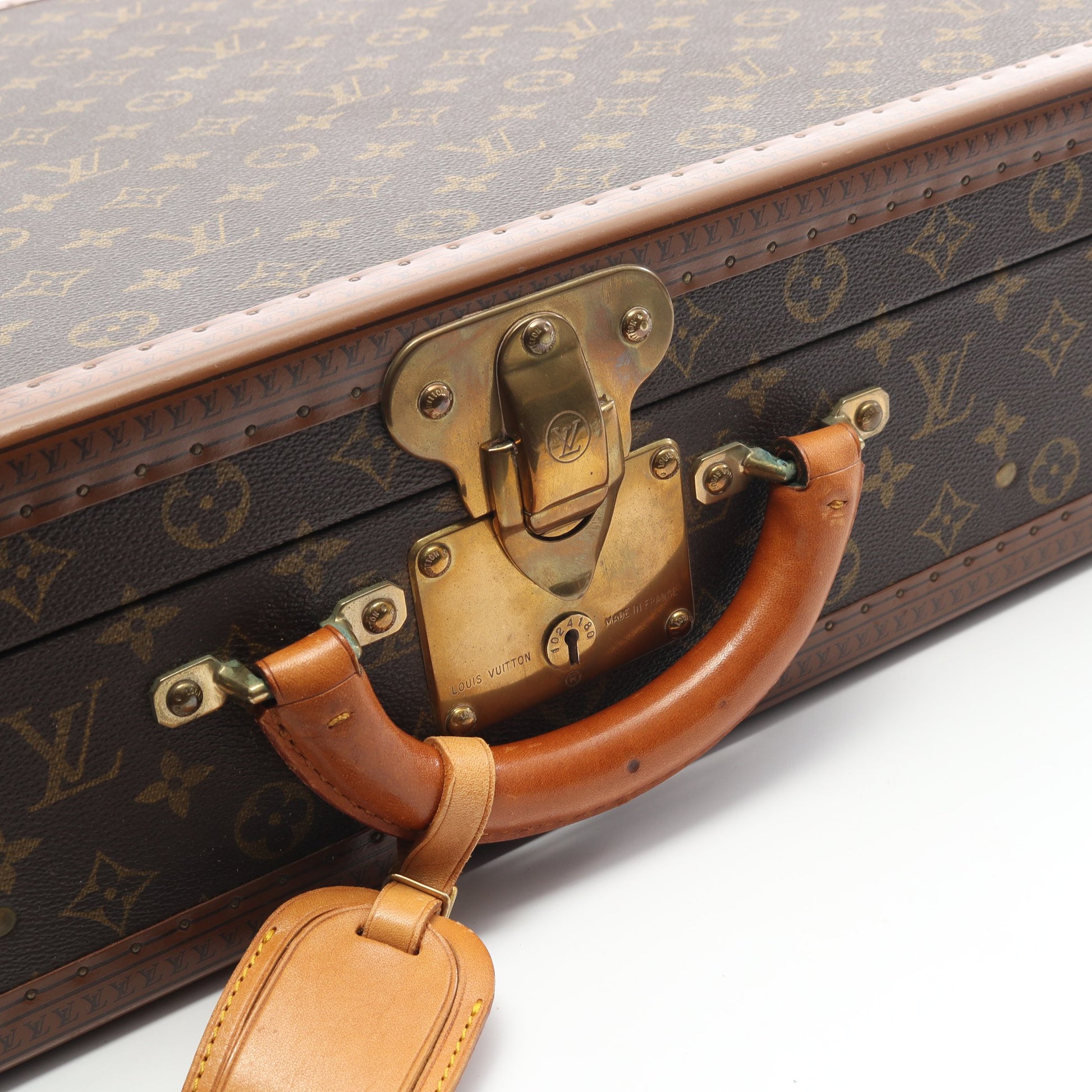 ビステン 55 モノグラム トランクケース PVC レザー ブラウン ルイヴィトン バッグ LOUIS VUITTON