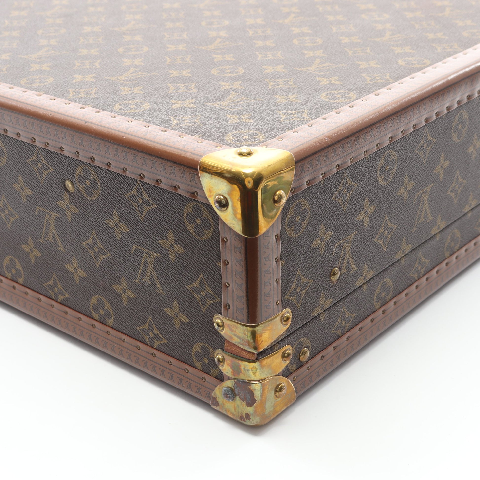 ビステン 55 モノグラム トランクケース PVC レザー ブラウン ルイヴィトン バッグ LOUIS VUITTON