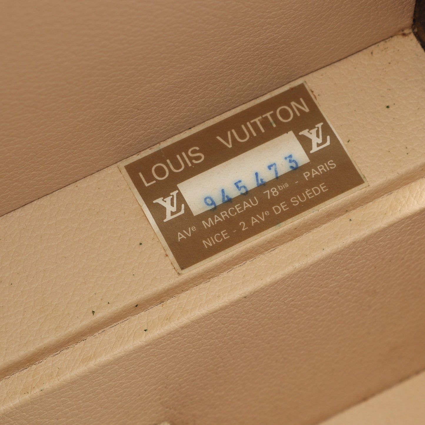 ビステン 55 モノグラム トランクケース PVC レザー ブラウン ルイヴィトン バッグ LOUIS VUITTON