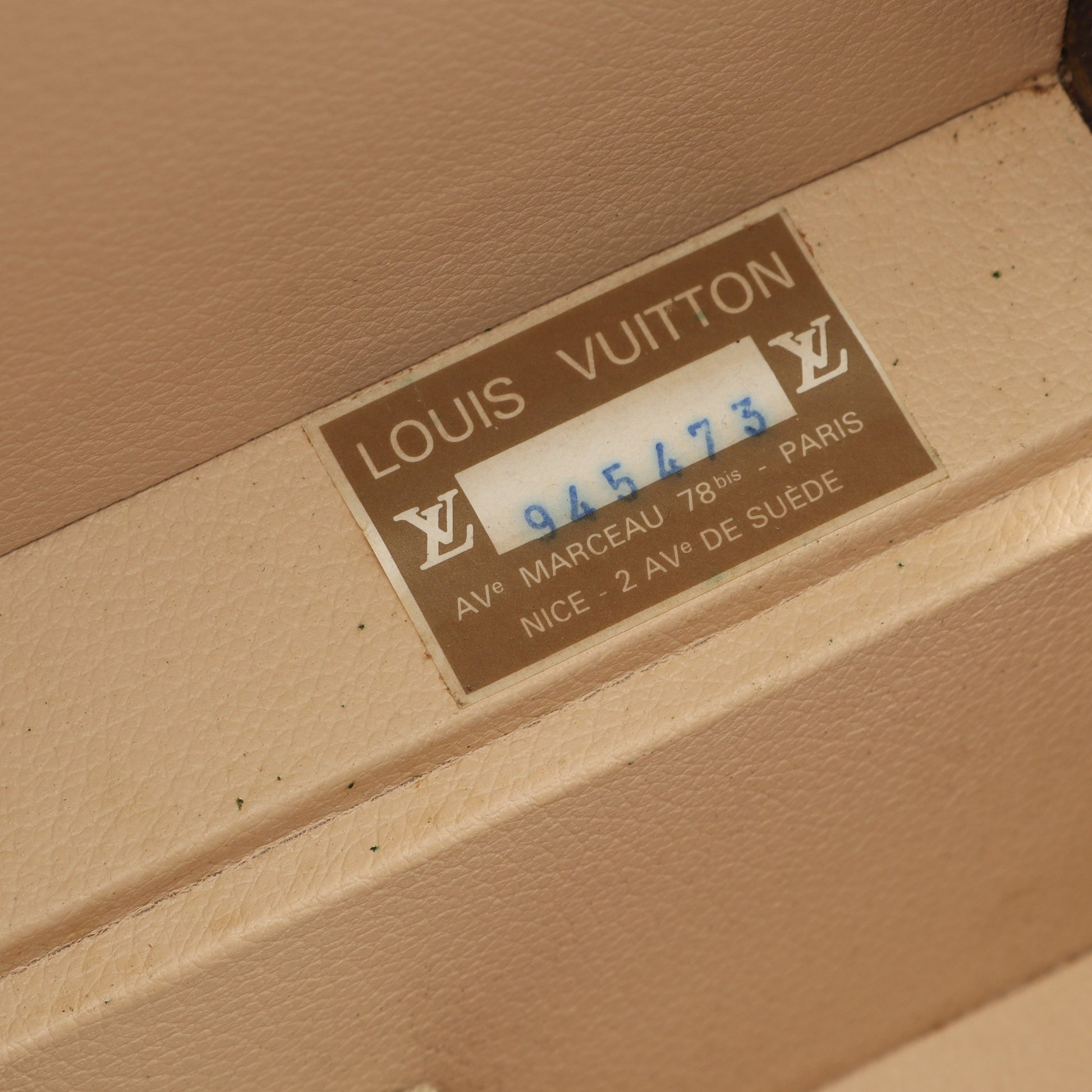 ビステン 55 モノグラム トランクケース PVC レザー ブラウン ルイヴィトン バッグ LOUIS VUITTON