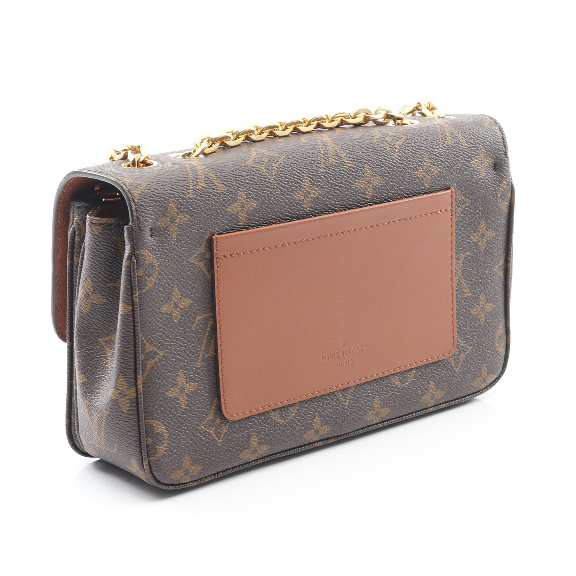 マルソー モノグラム キャラメル チェーンショルダーバッグ PVC レザー ブラウン ルイヴィトン バッグ LOUIS VUITTON