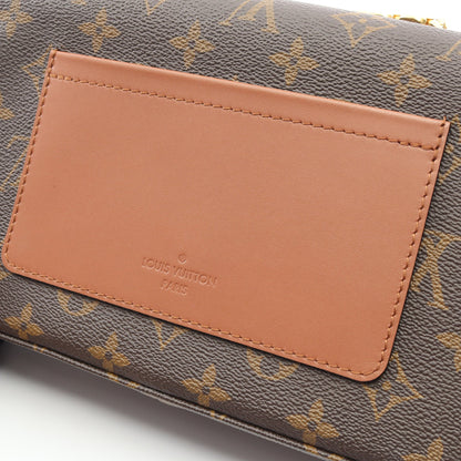 マルソー モノグラム キャラメル チェーンショルダーバッグ PVC レザー ブラウン ルイヴィトン バッグ LOUIS VUITTON