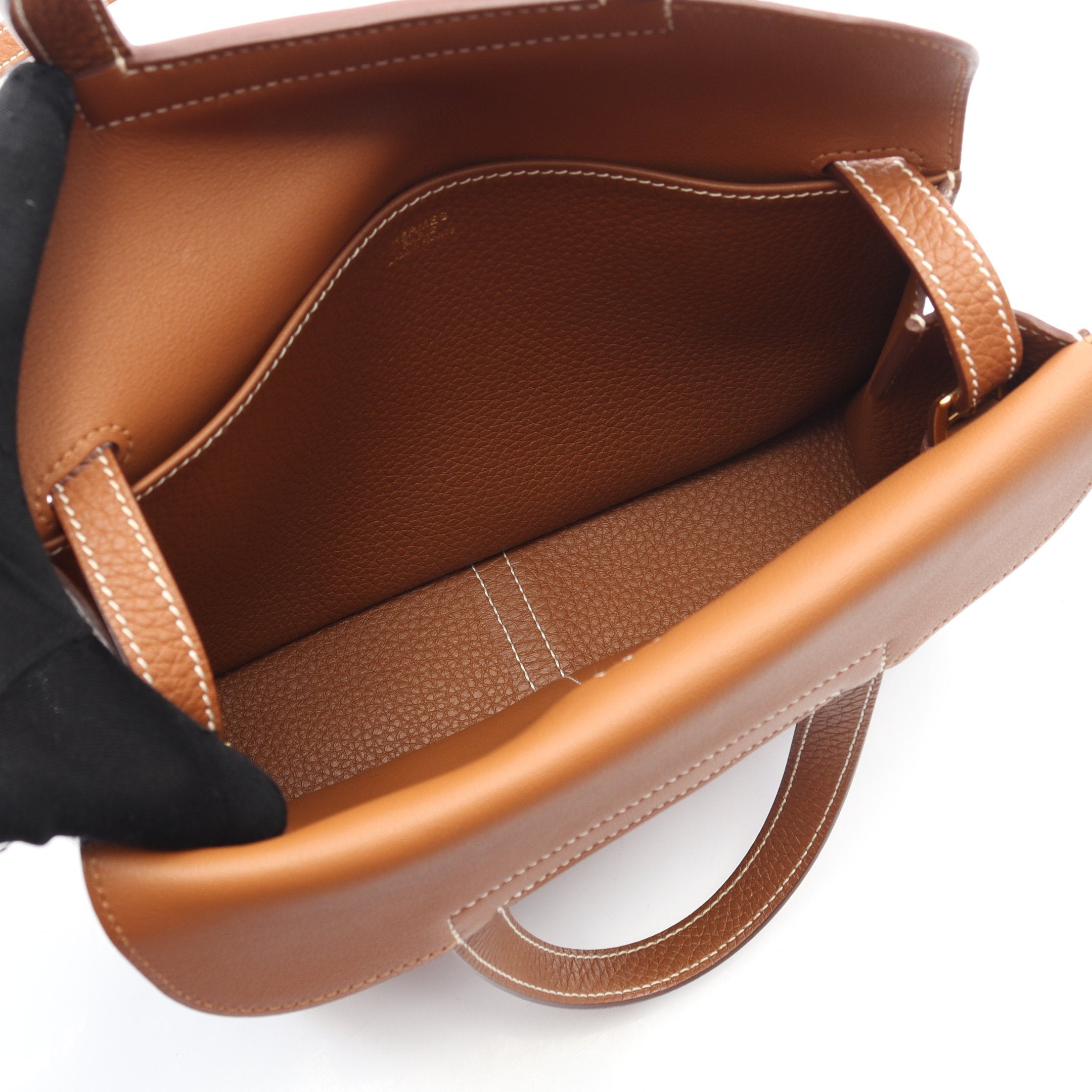 アルザン25 ゴールド ハンドバッグ トリヨンクレマンス ライトブラウン